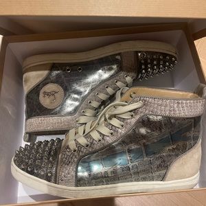 Loubouton high tops - size 41 (10.5-11)